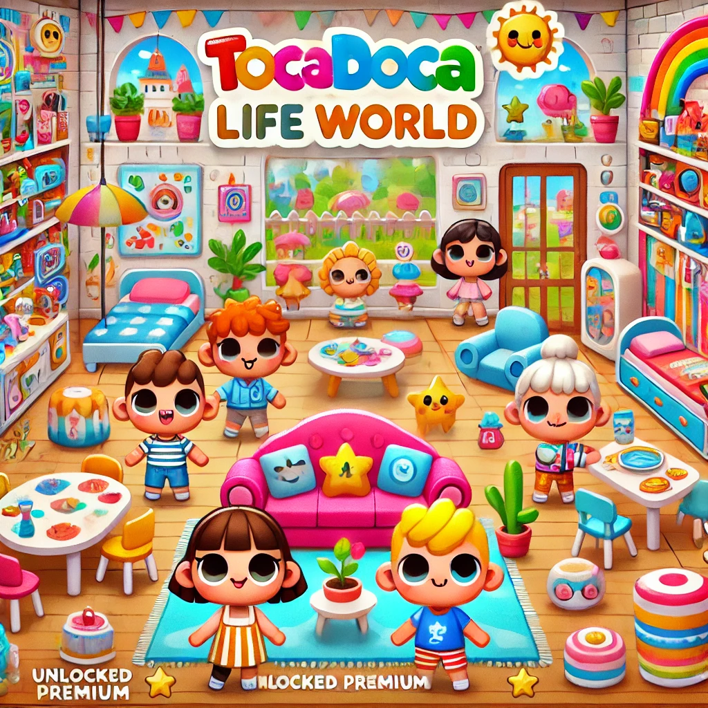 Toca Boca Mod APK Unlocked All Furniture