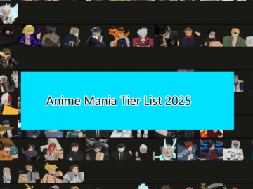 Anime Mania Tier List 2025
