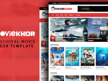 MovieKhor Movie Premium Blogger Template